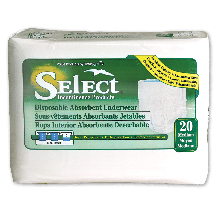 Youth Disposable Absorbent Underwear Medium 34“ – 48“ BG/20 #2605