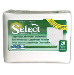 Youth Disposable Absorbent Underwear Medium 34“ – 48“ BG/20 #2605