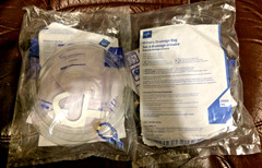 Lot Of 2 Medline 2000 mL Urinary Drainage Bag NEW SEALED