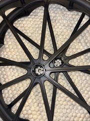 High-Quality 24-Inch Wheelchair Replacement Wheels – Durable Nylon Construction