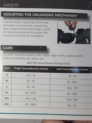 Coretech 845 OA Knee Brace Right for Stabilization Black SUP2079BLKRL New