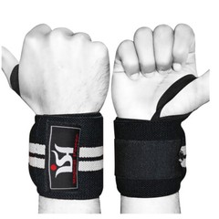 Gym training power weight lifting wrist wraps straps bandage cross fit support