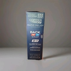 Copper Fit Rapid Relief Back Support Hot And Cold Therapy