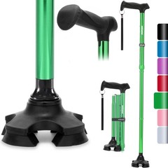 AdjustableWalking Cane for Men Women,Folding,Lightweight,Collapsible,Heavy Duty