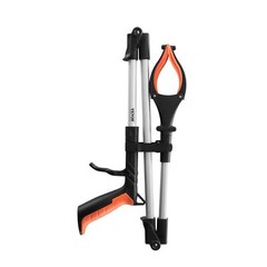 43″ Foldable Reacher Grabber Tool w/ 360�� Rotating Jaw, Magnet & LED Light