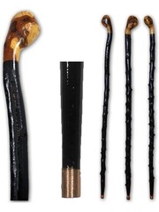 Shillelagh Wooden Irish Walking Stick Cane Handcrafted 100% Blackthorn Wood 36”