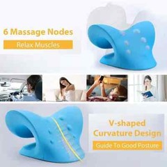 Neck Stretcher Relaxer Pillow for Shoulder Pain Relief Cervical Traction Device