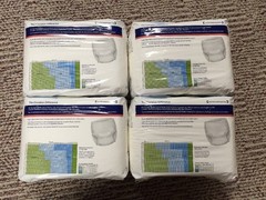 80 Pieces Covidien Ref 1605 Sure Care Unisex S/M Heavy Underwear – Like Attends