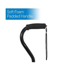 RMS Quad Cane – Adjustable Walking Cane with 4-Pronged Base for Extra Stabili…