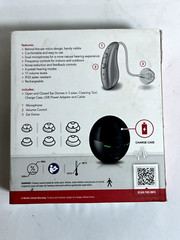 RCA OTC Behind-The-Ear Hearing Aids With Charging Case Silver BRAND NEW *NICE*