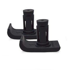 New! 1 Pair Black Top Glides FlexFit Universal Walker Ski Glides – B24 FREE SHIP