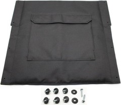 Blue Streak Wheelchair Nylon Back Upholstery Replacement – 16×18 Inch, Black
