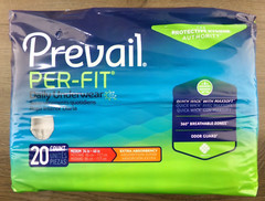 80ct Prevail Per-Fit Daily Underwear, Medium (34″-46″) Extra Absorbency, New S4