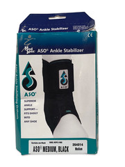 Med Spec 264014 Medium Size ASO Ankle Stabilizer – Black Fast Shipping