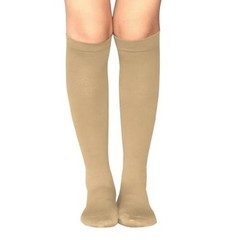 3 Pairs Compression Socks for Women Men 15-20 mmHg Athletic Small-Medium Beige