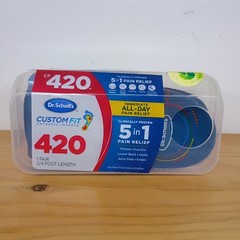 Dr. Scholl’s CF420 Custom Fit Orthotics 3/4 Length Arch Support New Sealed