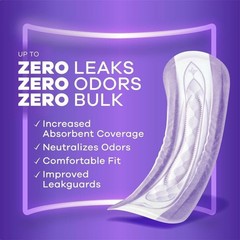 Always Discreet Adult Incontinence Pads for Women, 6 Drop, Long & Regular Sizes
