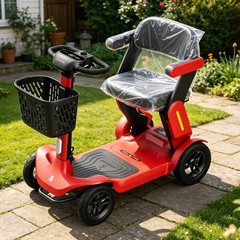 4-Wheel Folding Mobility Scooter Electric Power Wheelchairs Long Range -OPEN BOX