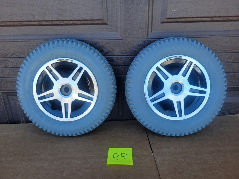 NEW – DRIVE WHEELS / TIRES 3.00-8 For JAZZY 614HD POWER WHEELCHAIR Rims
