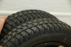 PAIR Drive Wheels Tires for Quantum Edge 3, Stretto & 4Front Chairs WHL1703588