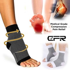 Plantar Fasciitis Socks w/Arch Support, Medical Grade Compression Foot Sleeve XL