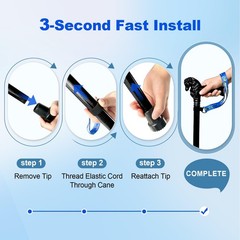 Anti-Drop 2 Pack Wrist Strap, Walking or Trekking Pole Stretchable Elastic Wr…