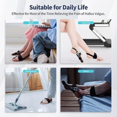 Women & Men Upgraded Hallux Valgus Bunion Corrector Orthopedic Big Toe Separator