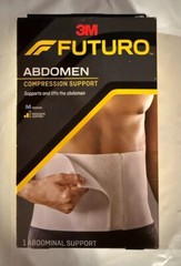 ABDOMEN Brace compression support New Open Box 3M Futuro waist support Med or Lg