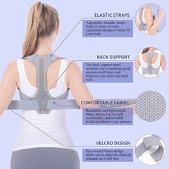 Posture Corrector Support Back Shoulder Brace Belt Adjustable For Men Women USA