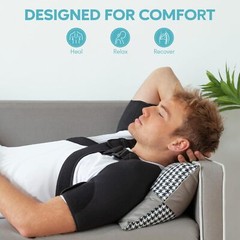 Double Shoulder Brace Torn Rotator Cuff Adjustable Support Sleeve Pain Relief