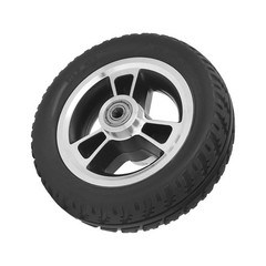 6in Solid Wheel Light Sturdy Aluminum Alloy Hub Replacement For Wheelchair Use