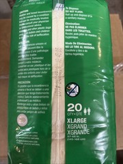 Adult Diapers, Extra+ Heavy Absorbency, XL (Waist Size 56in-64in), 20 Count, …