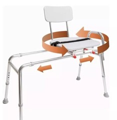 Eagle Health Supplies Tub-Mount Swivel Transfer Bench 350lbs Cap 77762