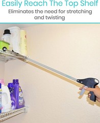 Vive Suction Cup Grabber Reacher 32″ – Elderly Grab It Reaching Pickup Tool Heav