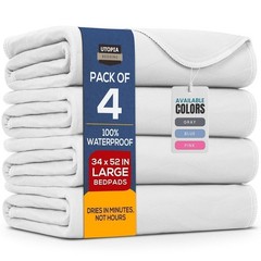 Utopia Bedding Washable Underpads, Waterproof Reusable Heavy Absorbency…