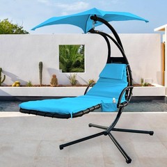 Outdoor Hanging Lounge 90 inches (L) x 29 (W) x 1 inch (H), Sky Blue