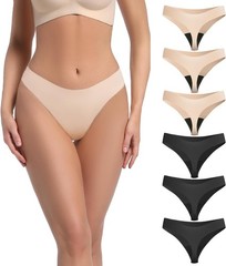 6 Pack Large AIRCUTE Urine Incontinence Underwear Panties for Women Leak Proof