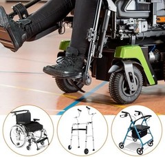 8″x 1.8″ Electric Wheelchair Front Casters – 8 Inch Honeycomb Solid Tire Whee…