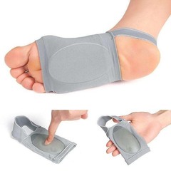 Medial Arch Support for Flat Feet Correction Sleeve with Cushion | Free Size