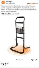 DePango Aluminum Alloy Stand Assist for Elderly Support Aid New
