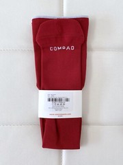 NEW! COMRAD Knee-High Compression Socks Size Large 10-13 Red Burgundy 1 pair