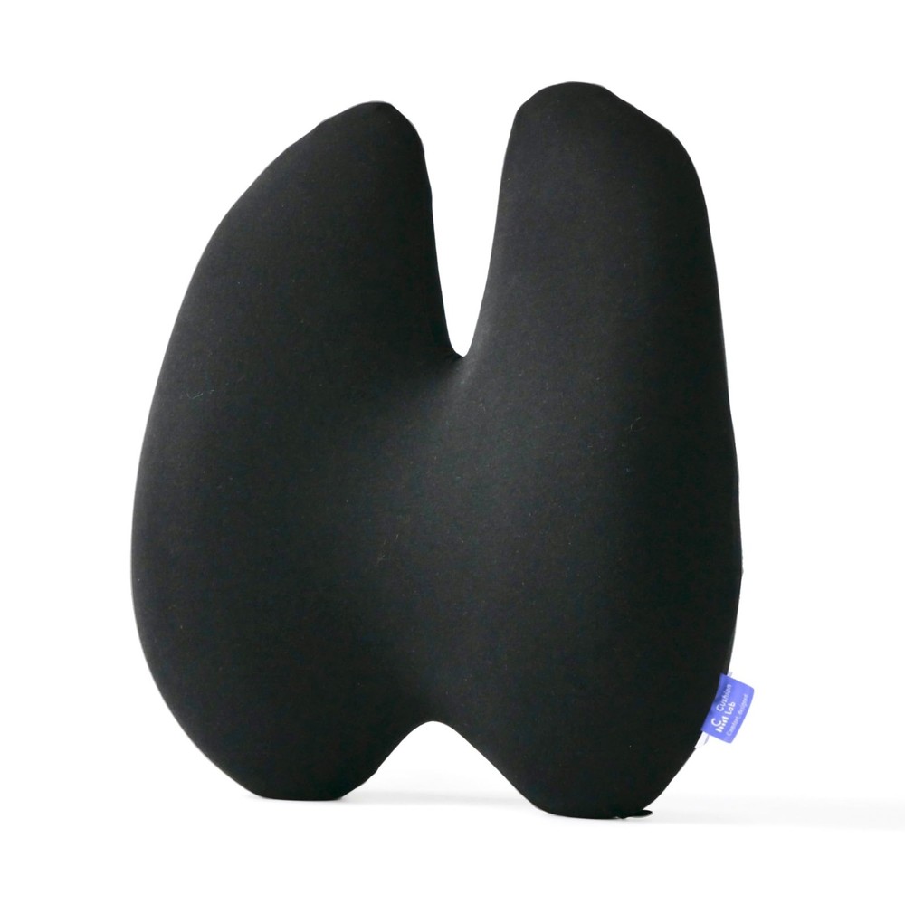 CUSHION LAB Extra Dense Lumbar Pillow – Ergonomic – Black – No Box