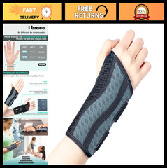 Adjustable Printed Wrist Brace for Carpal Tunnel, Arthritis & Tendinitis Support