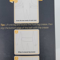 Vriksasana Posture Sacroillac Belt Petite Size NEW Open Box