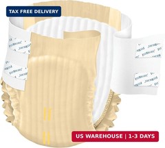 FitRight Adult Diapers, Extra Heavy Absorbency, XL (Waist Size 56in-64in), 80 Co