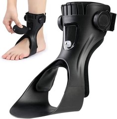 Drop Foot Brace Orthosis Ankle Support With Inflatable Airbag Fits Adult Large