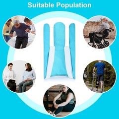 Nylon & Terry Cloth Sock Aid Tool for Effortless Dressing – Seniors & Disability