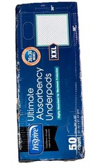 Inspire- 50 Count XXL Ultimate Absorbency Under-pads 36 Inch By 36 Inches Pet Ki