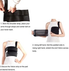 Rib Brace Broken Rib Belt Chest Elastic Support To Reduce Cage Pain Wrap