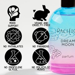 Pacifica Dream Moon Spray Perfume 2 Fl Oz Bergamot Pink Rose Vanilla Sandalwood